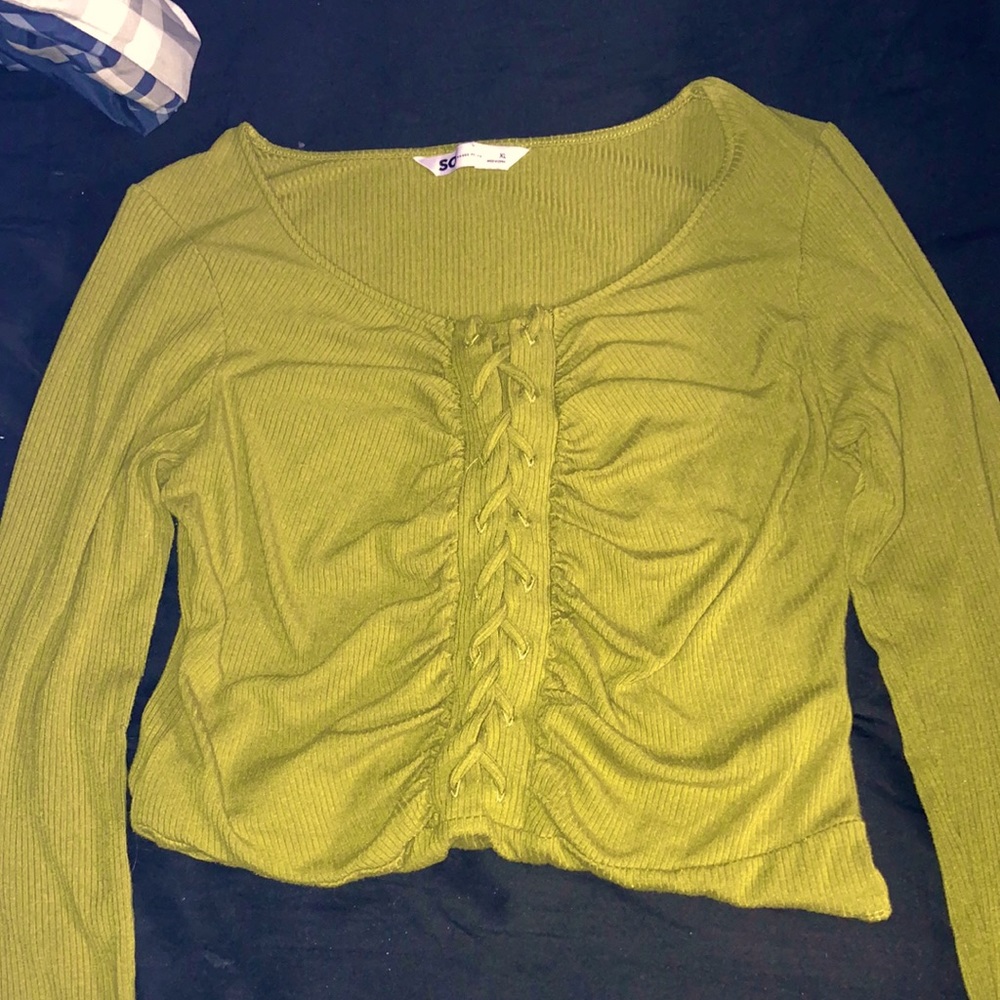 olive green bodysuit